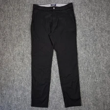 Birddogs Mens Pants 32x30 Black Stretch Chino Performance Boomstick Casual