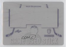 2018 Leaf ITG Stickwork Printing Plate Black 1/1 Alex Delvecchio #GS-02 HOF g2u