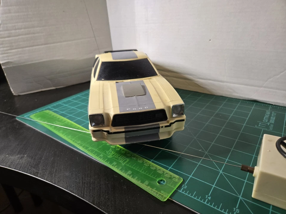 Vintage 70s La Trax RC Mustang II Cobra Remote Control - Image 2 of 4