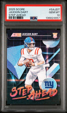 2025 PANINI SCORE STEP AHEAD JAXSON DART PSA 10. (RC) CASE HIT!