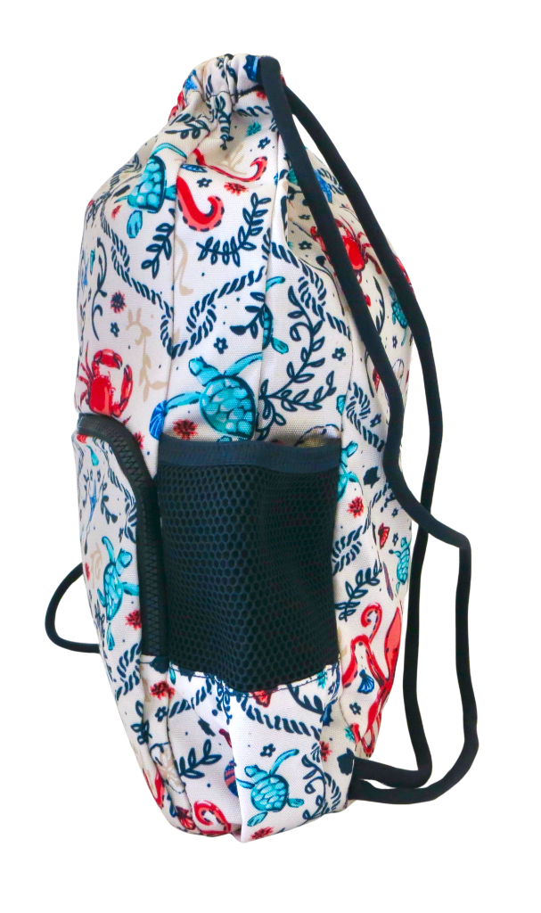 New Vera Bradley Sea Life Beach Bag Backpack Backsack  display picture 1