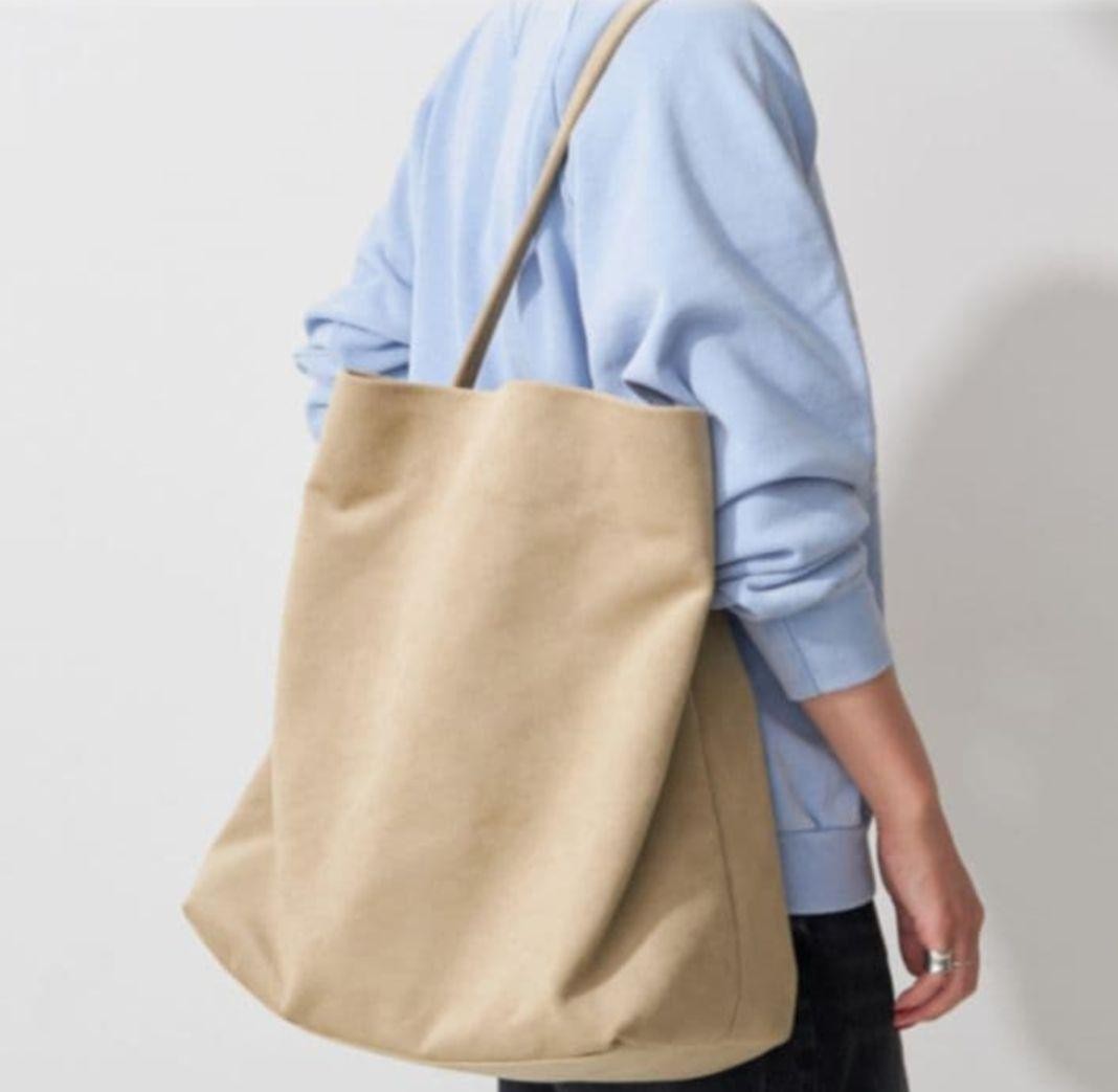 Suede tote bag MARY AL TERNA ZARA