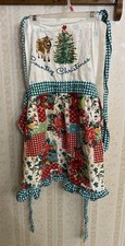 Pioneer Woman Country Christmas Cow Apron Use...