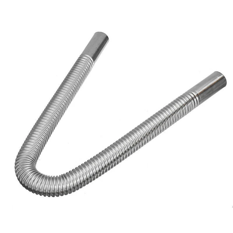60cm Stainless Steel Car Exhaust Pipe Hose Tube Kit For Parking Diesel Heater - Image 4 of 4