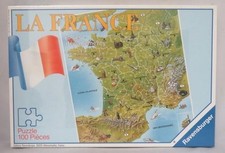 1992 Ravensburger Puzzle 100 pc : LA FRANCE 24 1149 SEALED