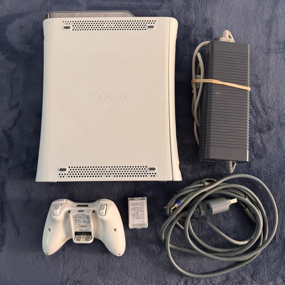Microsoft Xbox 360 White Console Parts & Repair Working !PLEASE READ