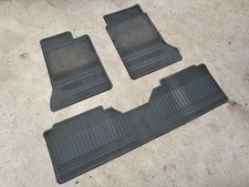 Set of JDM OEM RARE Nissan Skyline HR30 DR30 R30 Gray Rubber Floor Mats