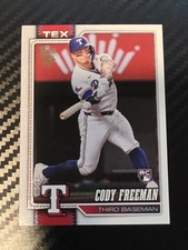 2026 Topps Series 1 #224 Cody Freeman RC Texas Rangers Baseball Card
