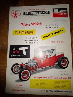 Monogram Behringer  - Bausatzprogramm 12 Seiten aus den 1960ern 12 Seiten