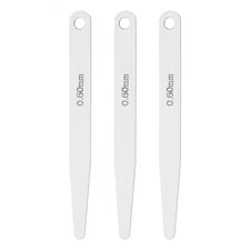 3pcs Metric Thickness Feeler Gauge 0.6mm Single Blade Oval Feeler Gauges