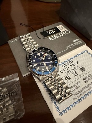 Seiko 5 Sports GMT Blue Dial SSK003K1 FULL SET! | eBay