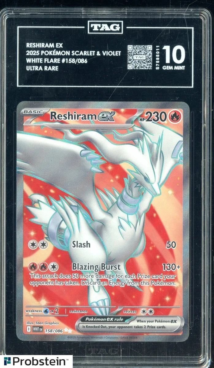 レシラムex BWR BGS9.5 GEM MINT Reshiram Ex Pokémon TCG Cards for sale | eBay