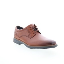 Image of Rockport Next Gen Plain Toe Mens Brown Oxfords & Lace Ups Plain Toe Shoes