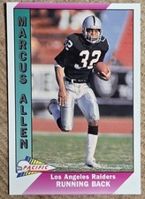 🏈1991 Pacific HOF Legend Marcus Allen Football Card #225
