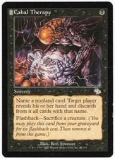 Cabal Therapy 2002 Judgment Black Uncommon Sorcery MTG SP - NM AZD