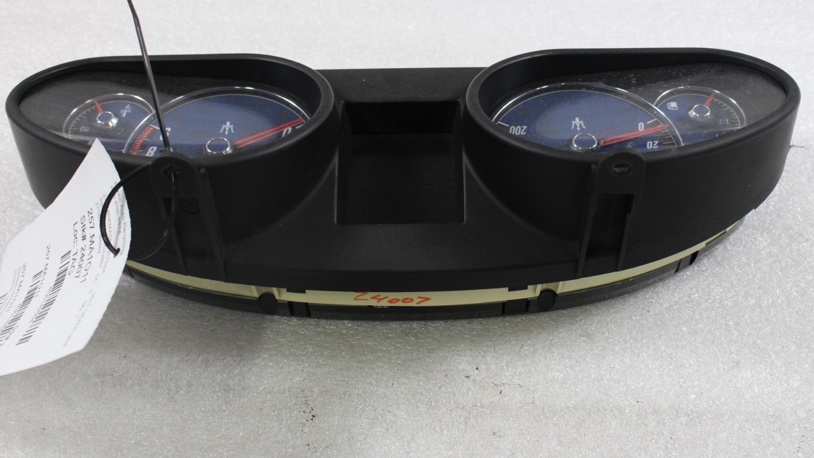 Maserati Granturismo, Speedometer Head Cluster, 110K Miles, Used, P/N 275870