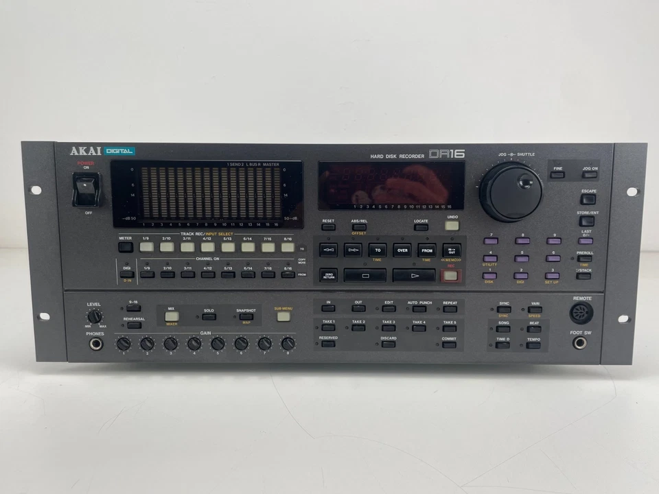 Akai DR16 Digital Hard Disk Recorder - FORMATTED - Inc. Manual & hard disk - Image 3 of 4