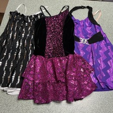 Weissman Dance Costume Lot   3 Dresses   Girls Size SA Small Adult 
