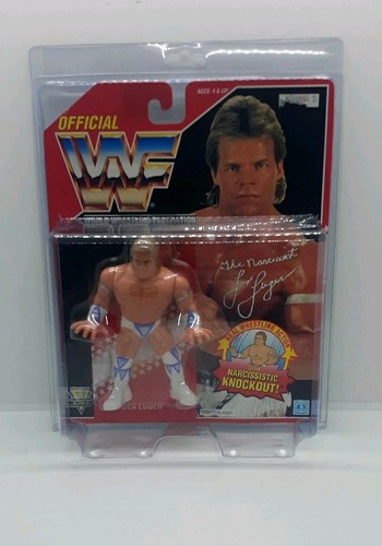 Lex Luger WWF WWE Hasbro Wrestling Series 9 Red Ca...