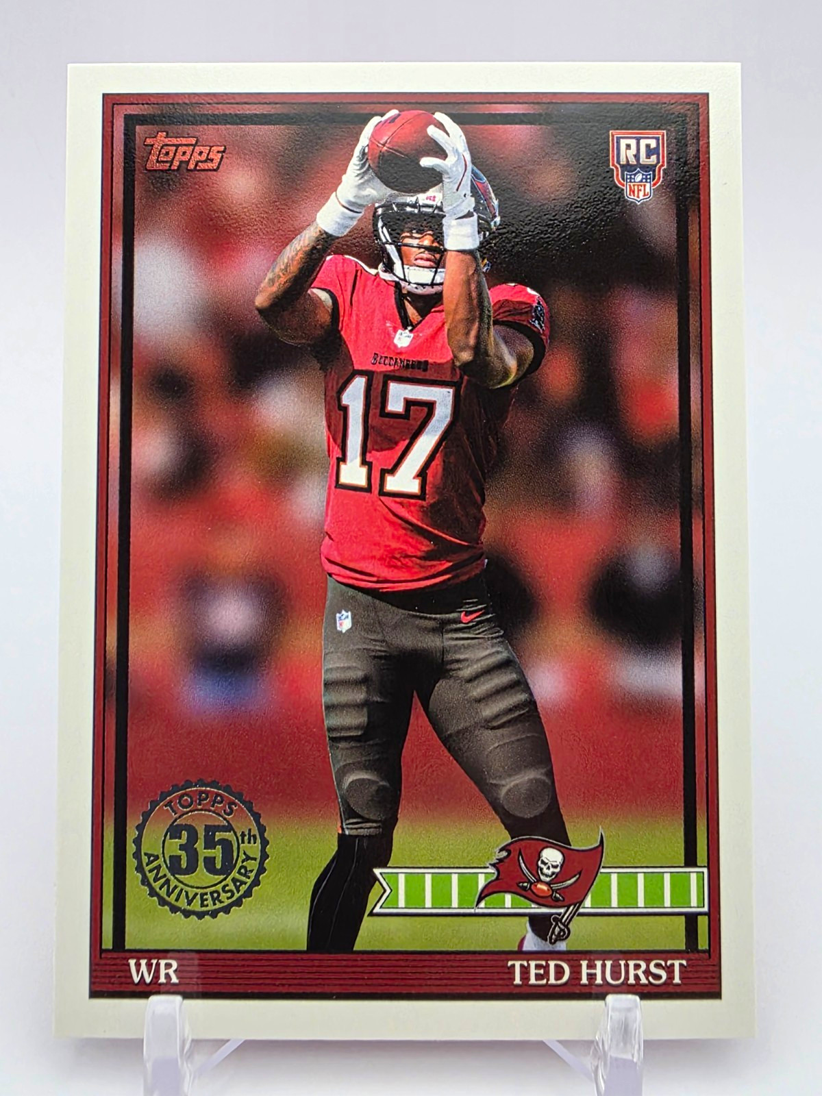 Ted Hurst #91TR-35 - 2026 Topps Flagship Tampa Bay Buccaneers 1991 Rookie Insert