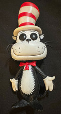 Dr. Seuss Cat in the Hat Figurine Collectible 6 in Black White Red