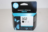 Hp 302 Original Tintenpatrone Schwarz (F6U66AE#UUS) Neu Rechnung Mwst
