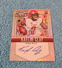 2015 Prizm Draft Picks Kaelin Clay Utah Silver Rookie Autograph #249 (5)
