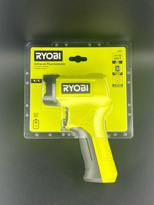 #ad Ryobi 8 inch 9V Non Contact Infrared Digital Display Thermometer #IR003 $19.99
