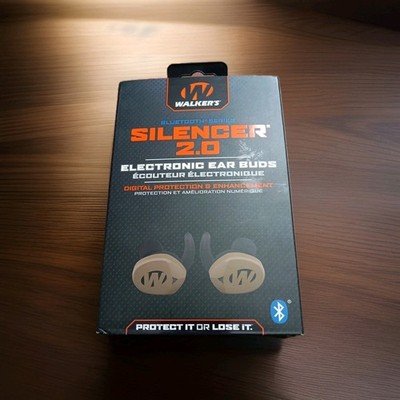 Walker's Bluetooth Series Silencer 2.0 Wireless Earbuds GWP-SLCR2-BT-V2 Sealed