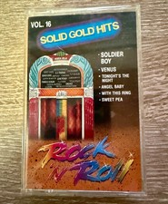 Various Artists Solid Gold Hits Vol. 16 Rock 'N Roll Hall of Fame Cassette Tape
