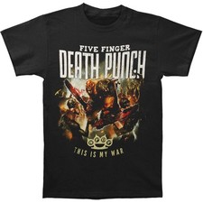 Men's Five Finger Death Punch This Is My War T-shirt Small Black
