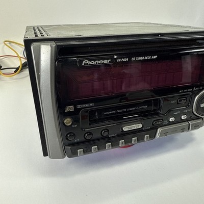 Pioneer FH-P404 CD Cassette Tape Player 2DIN Old School Car Stereo