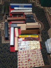 Lot Of O Scale Train Cars,Box Car Plackard Sets, Couplers,Super Buttons, Hydrant