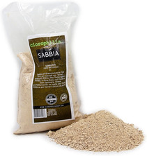 Sabbia Fine 0-4 100% Naturale Adatta a Terrari, Acquari, Tartarughe E Rettili, N