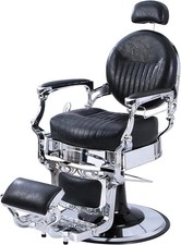 Vintage Barber Chair Hydraulic Recline Salon Beauty Styling Chair 360 Swivel