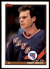 1991-92 Topps Randy Moller New York Rangers #371