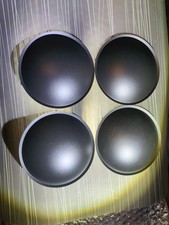 Qty: Four- 90mm 3.54" 3.5" Speaker Sub Polypropylene Dome Dust Cap Plastic