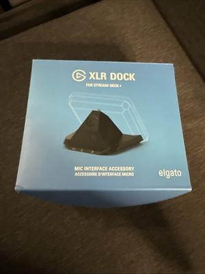 XLR Dock MK.2   Audio Interface Accessory for Stream Deck +, 80Db Gain, Phantom