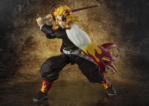 Figura de acción Tamashii Nations - Demon Slayer - S.H.Figuarts - Kyojuro Rengoku [ Foto 2 de 4