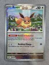 Eevee Pokemon TCG Prismatic Evolutions 074/131 Pokeball Reverse Holo MINT