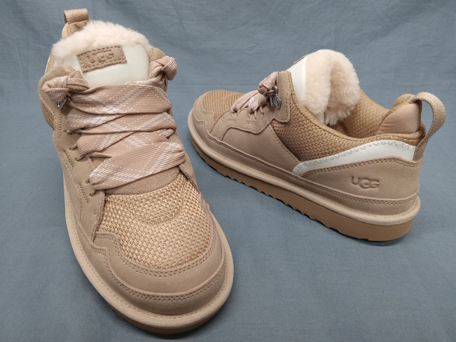 UGG AustraliaToddler T LOWMEL Lace-Up Sand Size 6 NEW NO BOX!