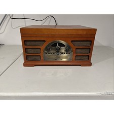 Crosley CR66 5-in-1 Record Player AM/FM Radio Cassete CD Stereo -TESTED WORKS