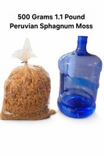 500G 1.1 Pounds Organic Peruvian Sphagnum Moss