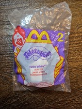2000 McDonald's Teletubbies Happy Meal Toy Tinky Winky Purple Sealed 2