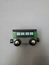 Imaginarium Wooden Train Green Passenger Car Brio Thomas Compatible