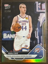 2025-26 Topps Now NBA #171 Nikola Topic Oklahoma City Thunder GOLD 31/50