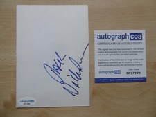 Jack Nicholson "Batman/Shining" autograph signed 10x15 cm index card ACOA