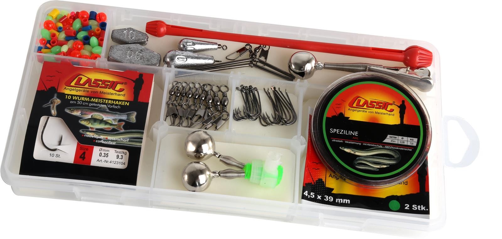 Corofish Karpfen - Aal Sortimentsbox Zubehr Naturkderangeln Box Set 4290₽