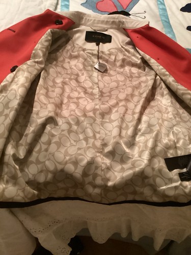 Coach Trench Rain Coat New With Tags - Picture 4 of 12