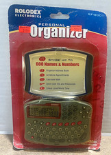 Rolodex Electronics RF-8001 Personal Organizer Address Book Calculator and more